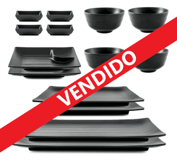 Aparelho De Jantar Tóquio 14 Peças Para Sushi vendido